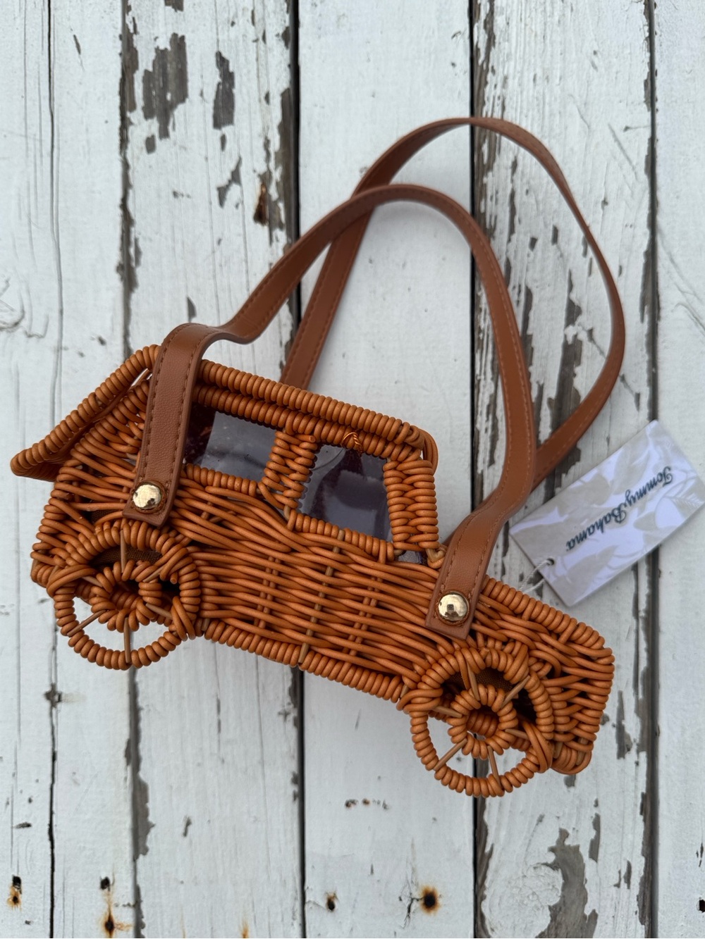 Tommy Bahama Woven Jeep Purse NWT